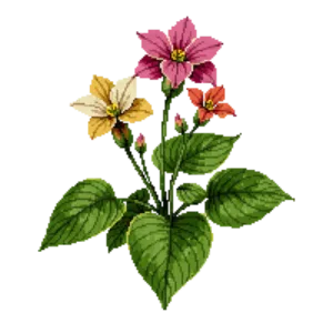 Illustration of Tuberous Begonia