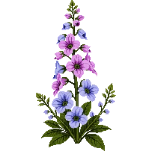 Illustration of Canterbury bells