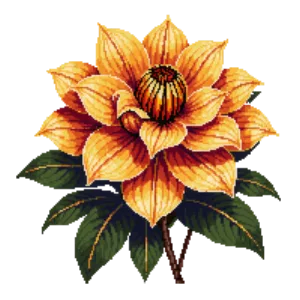 Illustration of Dahlia 'David Howard'