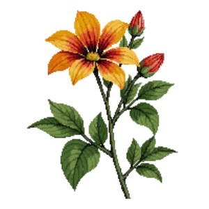 Illustration of Sticky Monkeyflower