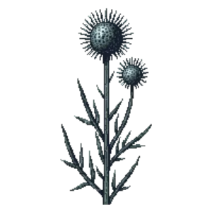 Illustration of Globe Thistle