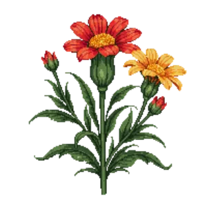 Illustration of Blanket Flower 'Arizona Sun'