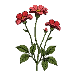 Illustration of Geum 'Mrs J. Bradshaw'