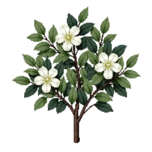 Illustration of Dwarf Yaupon Holly