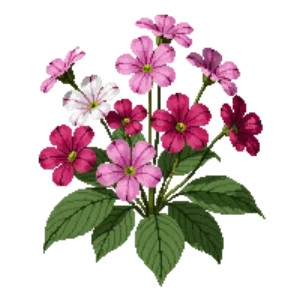 Illustration of Impatiens