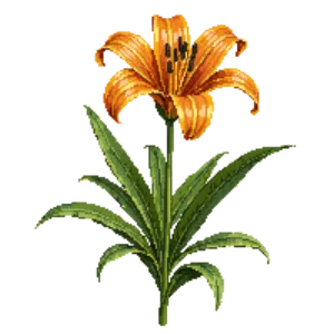 Illustration of Columbia Tiger Lily