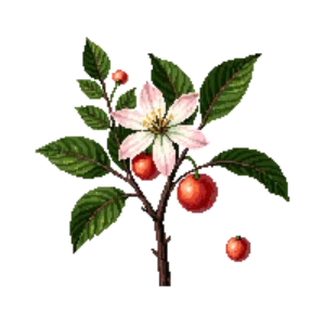 Illustration of Apple 'Cox's Orange Pippin'