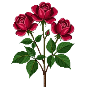 Illustration of Rose 'Knock Out'